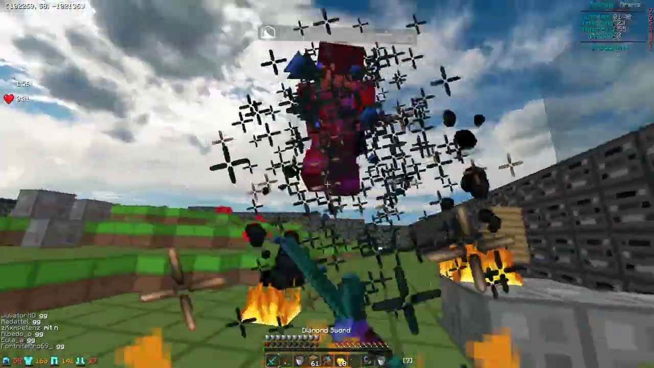 8 cps player in final uhc (PvPGym)