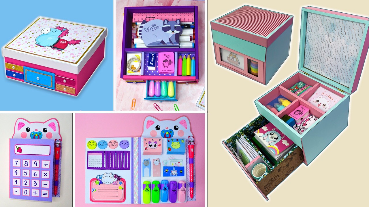 DIY Cardboard Box from Scratch | Simple Paper Craft Tutorial