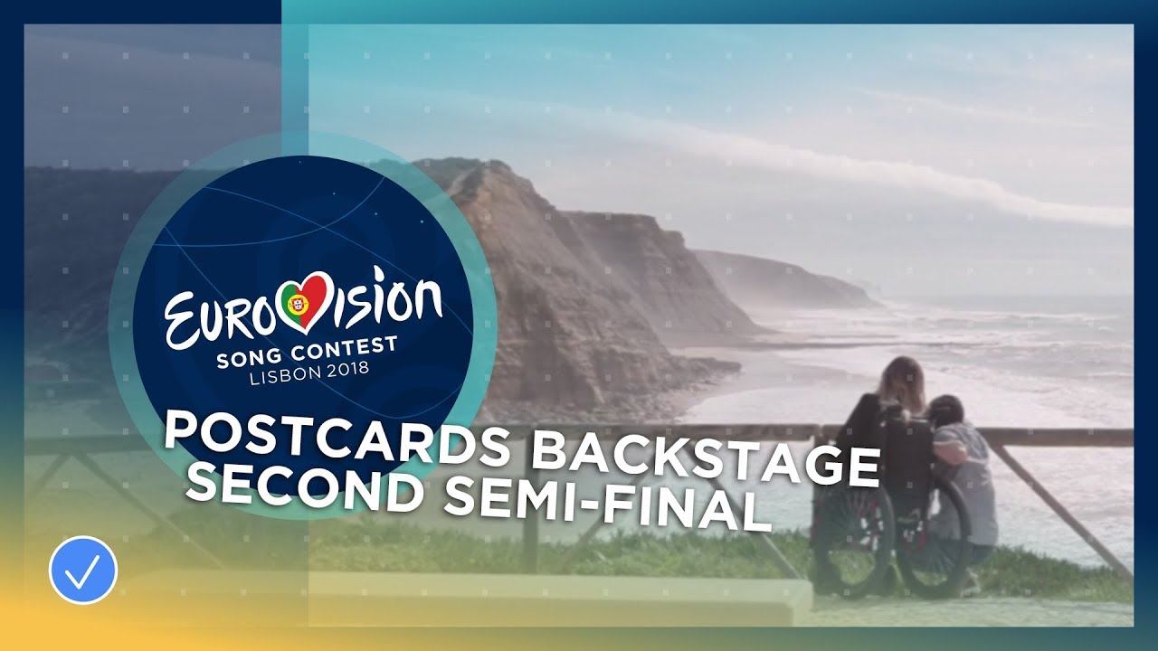 Backstage at the postcard recordings - Second Semi-Final - Eurovision 2018