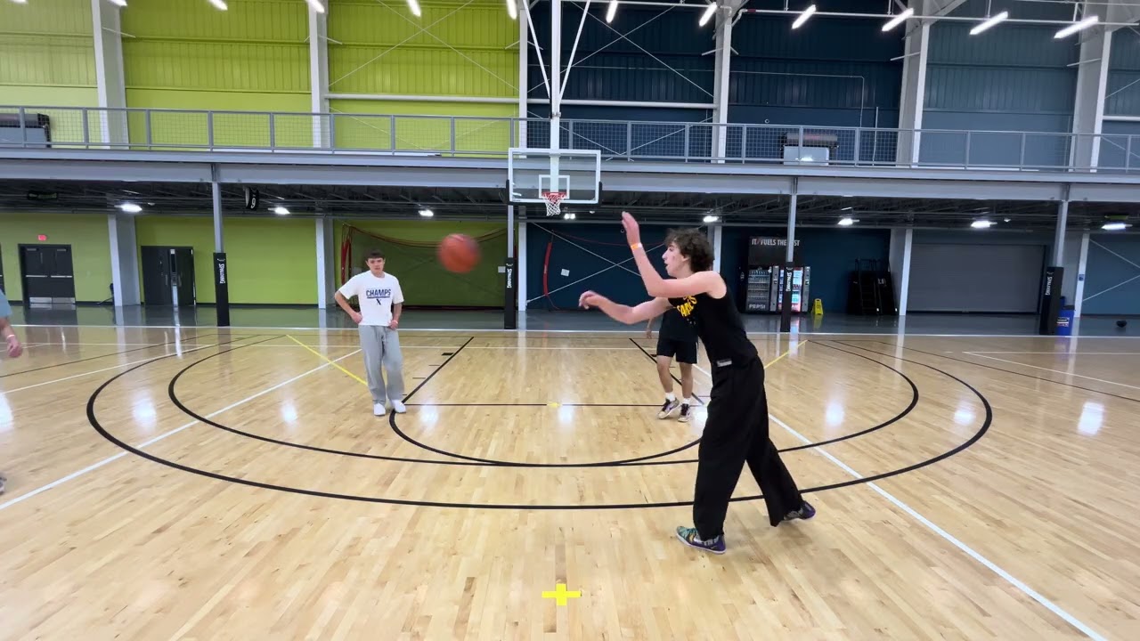 2v2 Basketball Game 6 (Raw Footage)