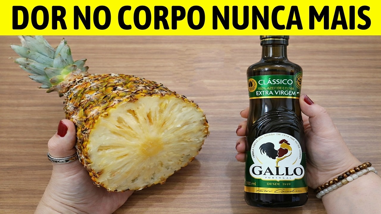 Essa Receita Acaba com as DORES NA COLUNA, DOR NO CORPO, Joelho e ARTICULAÇÕES, é Só Tomar Isso