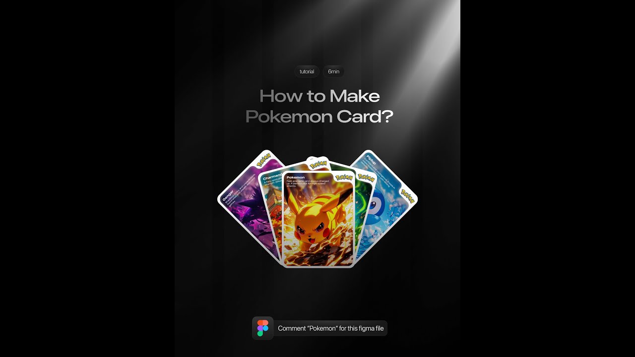 Pokemon Card Designing | Figma Tutorial