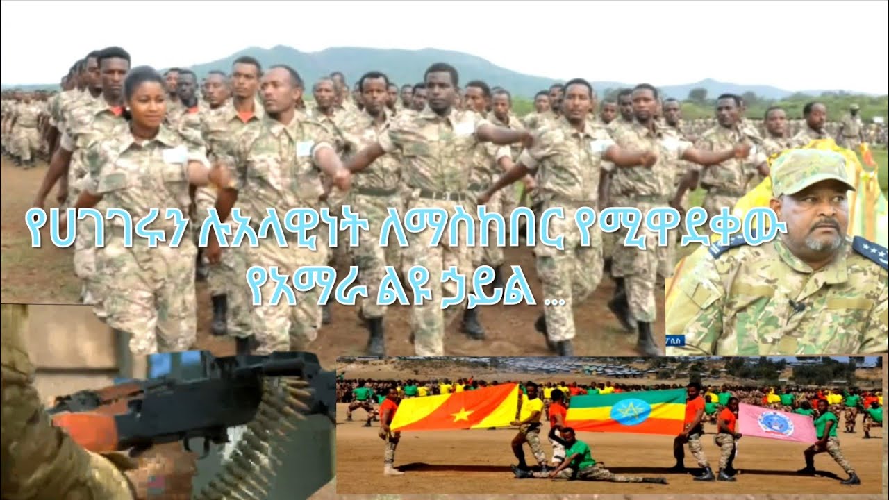 የሀገገሩን ሉአላዊነት ለማስከበር የሚዋደቀው አማራ ልዩ ኃይል