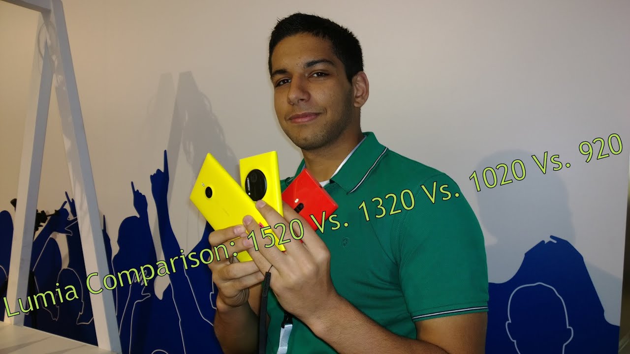 Lumia 1520 vs 1320 vs 1020 vs 920 Comparison