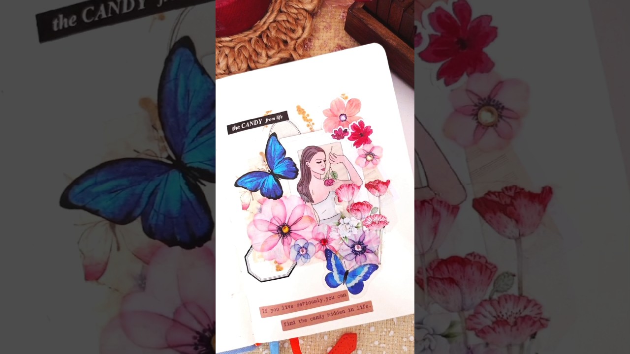 Spring Journal #junkjournal #artjournal #creativejournal #scrapbooking #bulletjournal #journaling