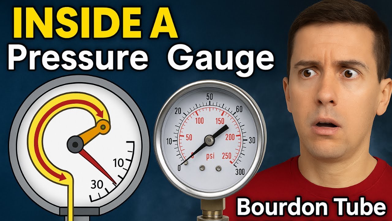 How Does a Pressure Gauge Work? | Bourdon Tube Explained with Animation | What is Pressure Gauge?