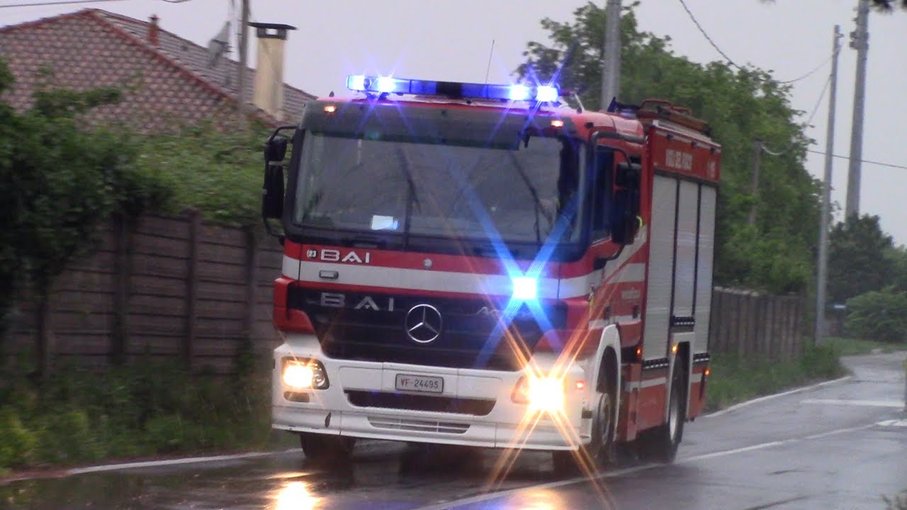 INFORTUNIO SUL LAVORO ARRIVO APS VVF LEGNANO + CRI BUSTO IN SIRENA (Marnate)