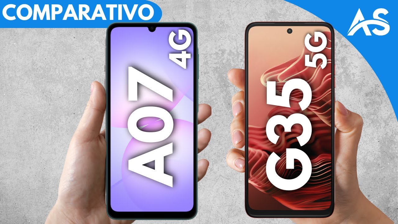 Samsung A07 VS Moto G35 - Comparativo