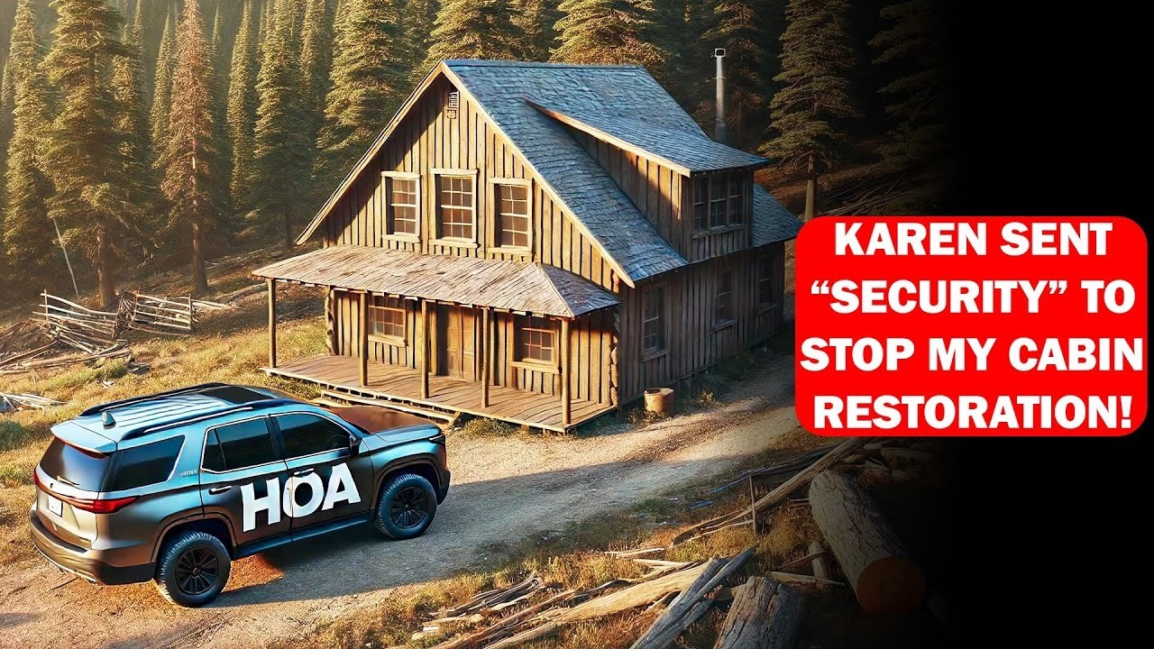 I Bought a Cabin, HOA Hated My Restoration So Much They Sent  Security  to Threaten Me!