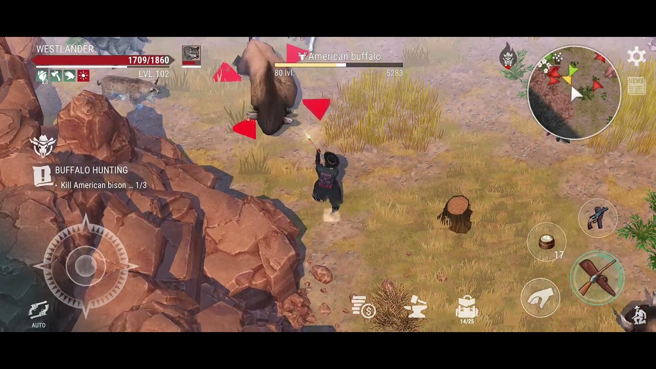 Hunting down some bison 🦬 🤠