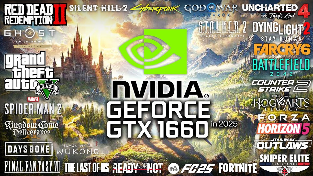 GeForce GTX 1660 in 2025 - Test in 30 Games
