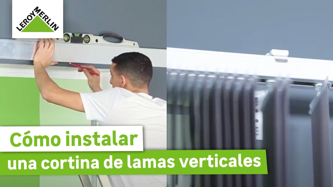 Cómo instalar una cortina de lamas verticales | LEROY MERLIN