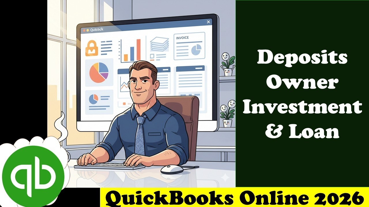 Deposits Owner Investment & Loan 7020 QuickBooks Online 2026