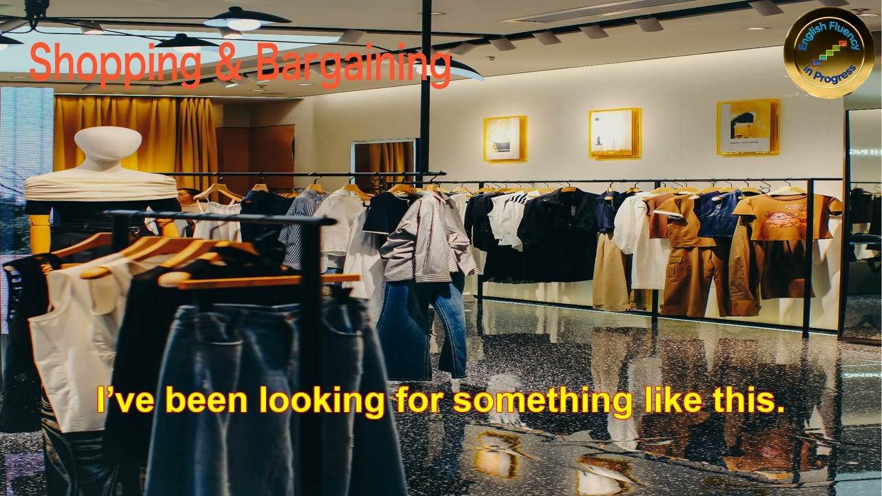Shopping & Bargaining English | Traveling English | English Listening