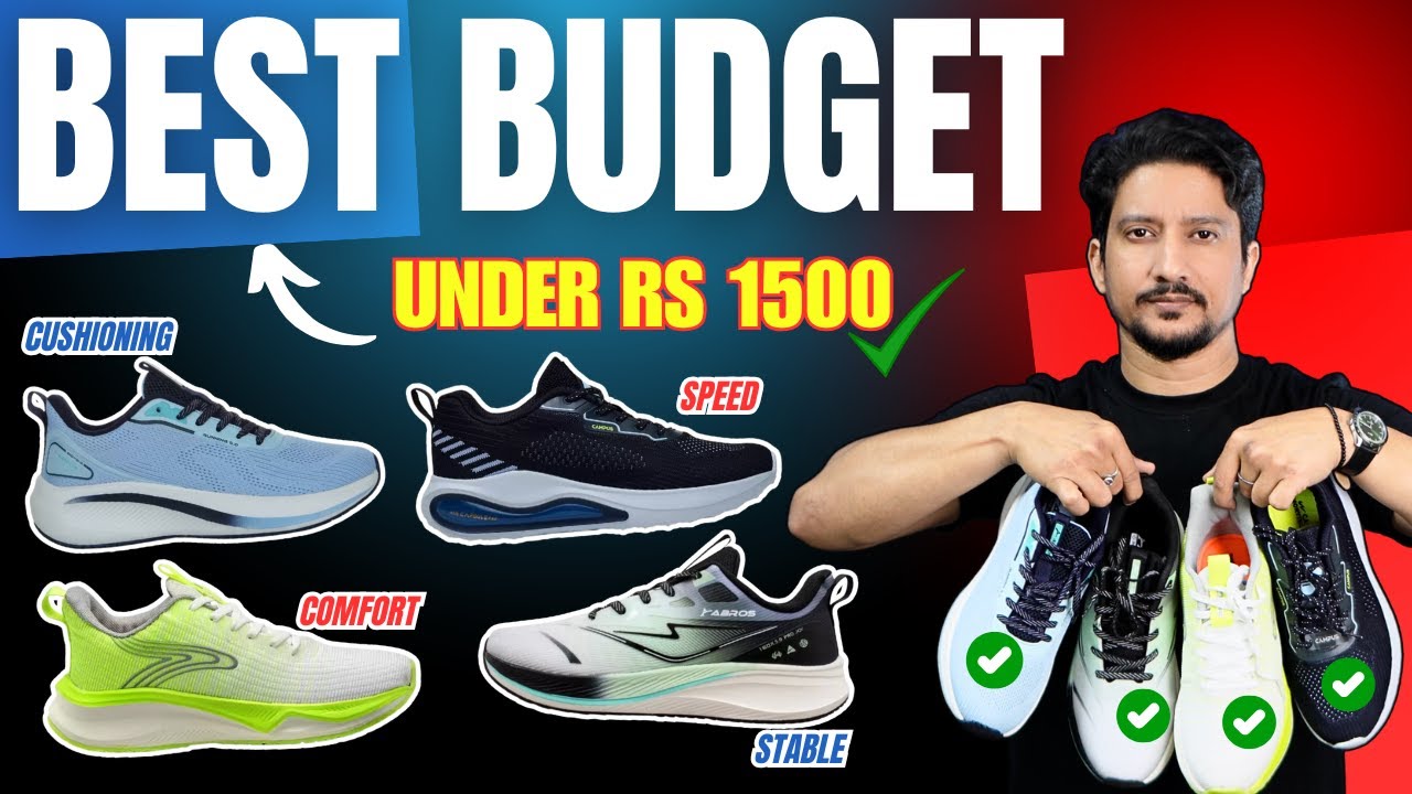 My Best Picks 4 Budget Running shoes Under Rs 1500 | Road Running | Hindi