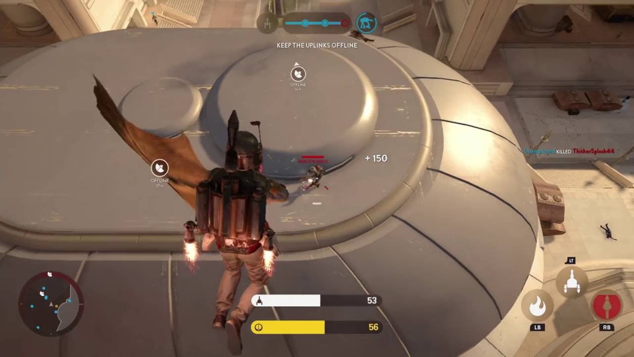 Star Wars Battlefront: Bespin DLC Walker Assault gameplay 105 kills 1 death