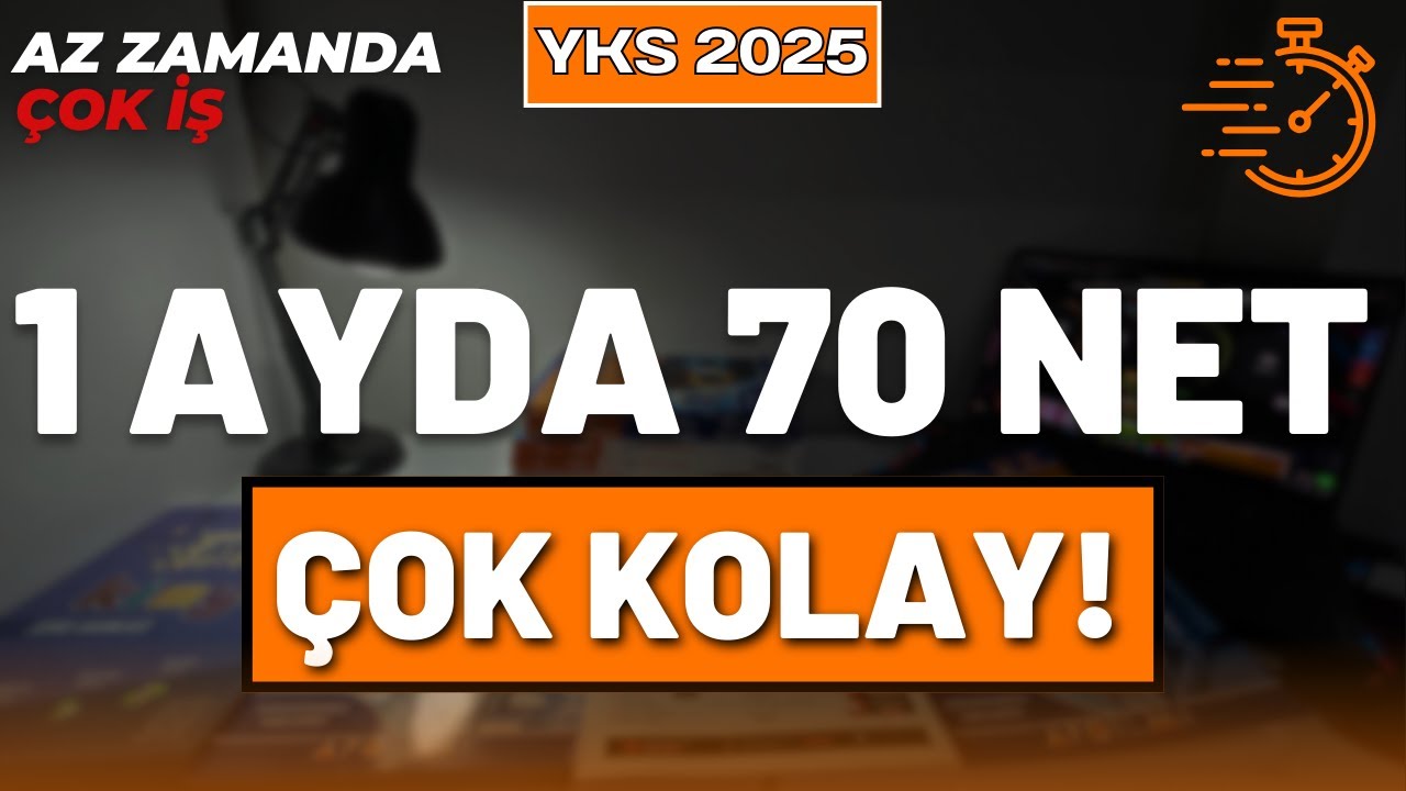 1  AYDA TYT'DE 70 NET YAPMAK ÇOK KOLAY! | SON 79 GÜN! | #yks #yks2025