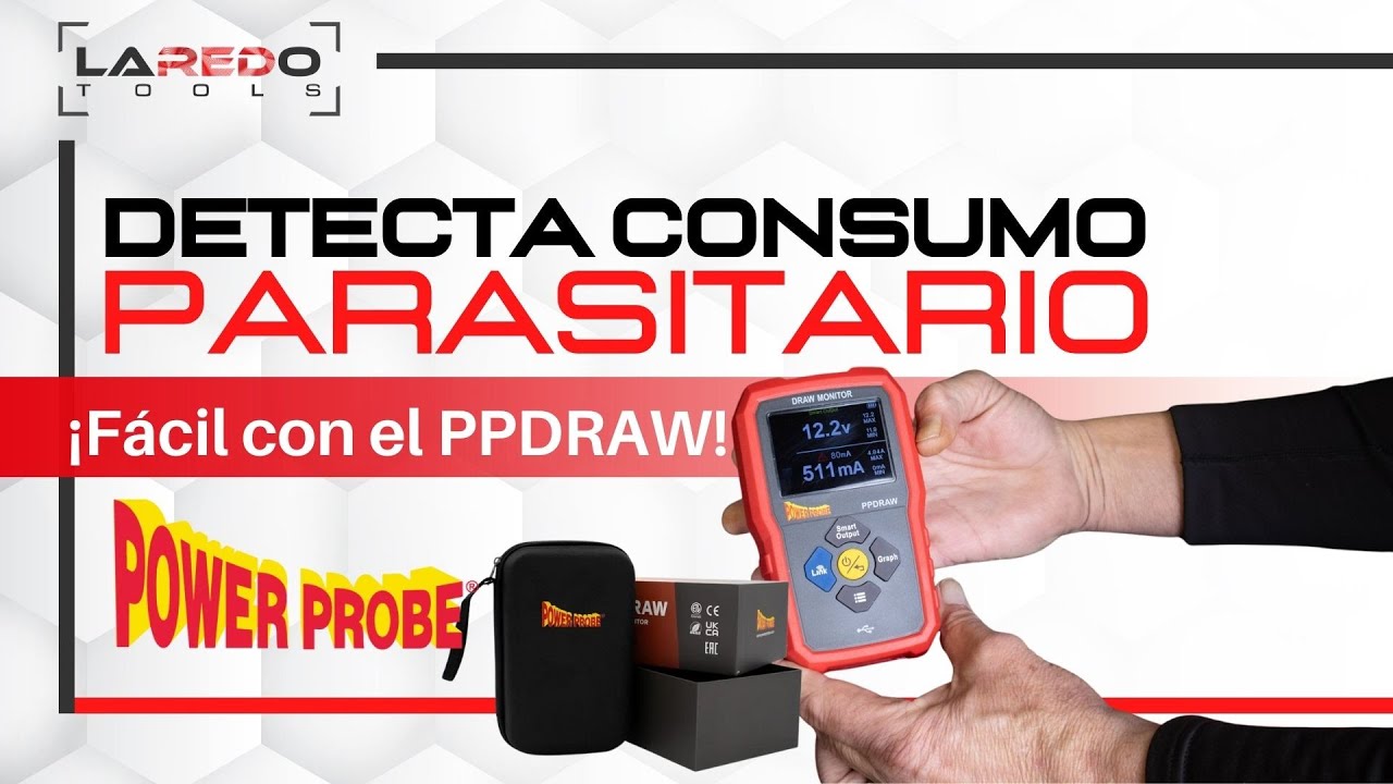 ❓¿Cuál es el consumo parasitario🪱 de tu vehículo🚘? ¡FÁCIL DE DETECTAR 🔍CON PPDRAW DE POWER PROBE!✅