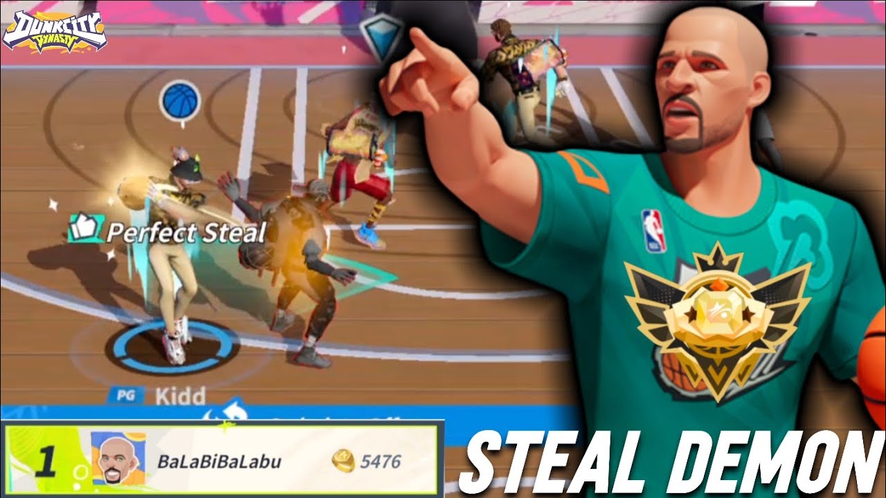 #1 RANKED Jason Kidd is a STEAL DEMON!! MAXED E7 | Dunk City Dynasty Gameplay