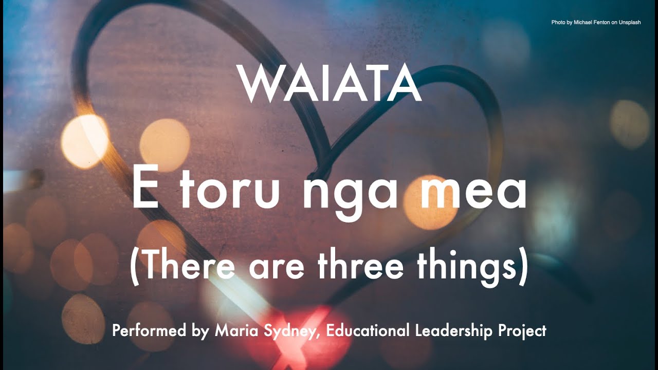 E toru ngā mea Waiata