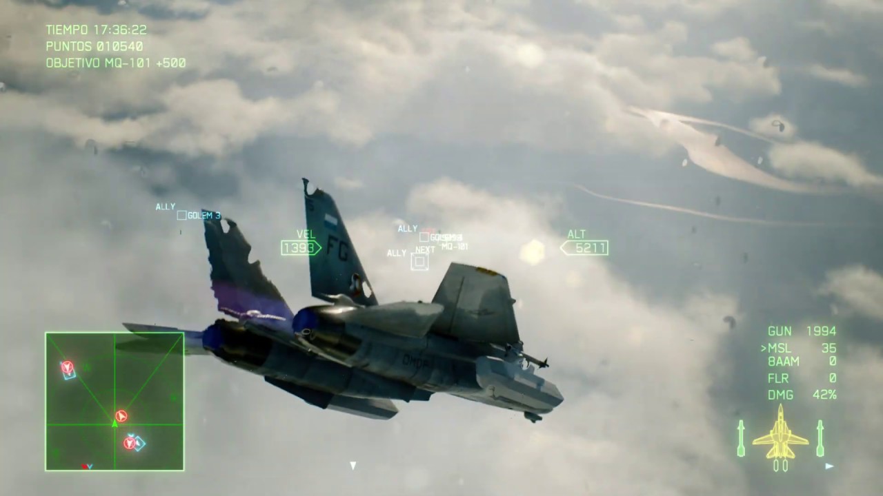 Ace Combat 7: Skies Unknown -- Mision 03 -- Español Latino // 4K 60fps