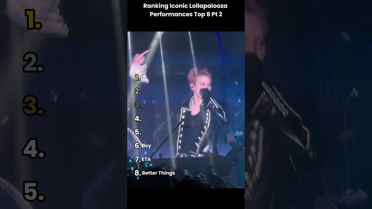 Ranking Iconic Lollapalooza Performances Top 8 Pt 2