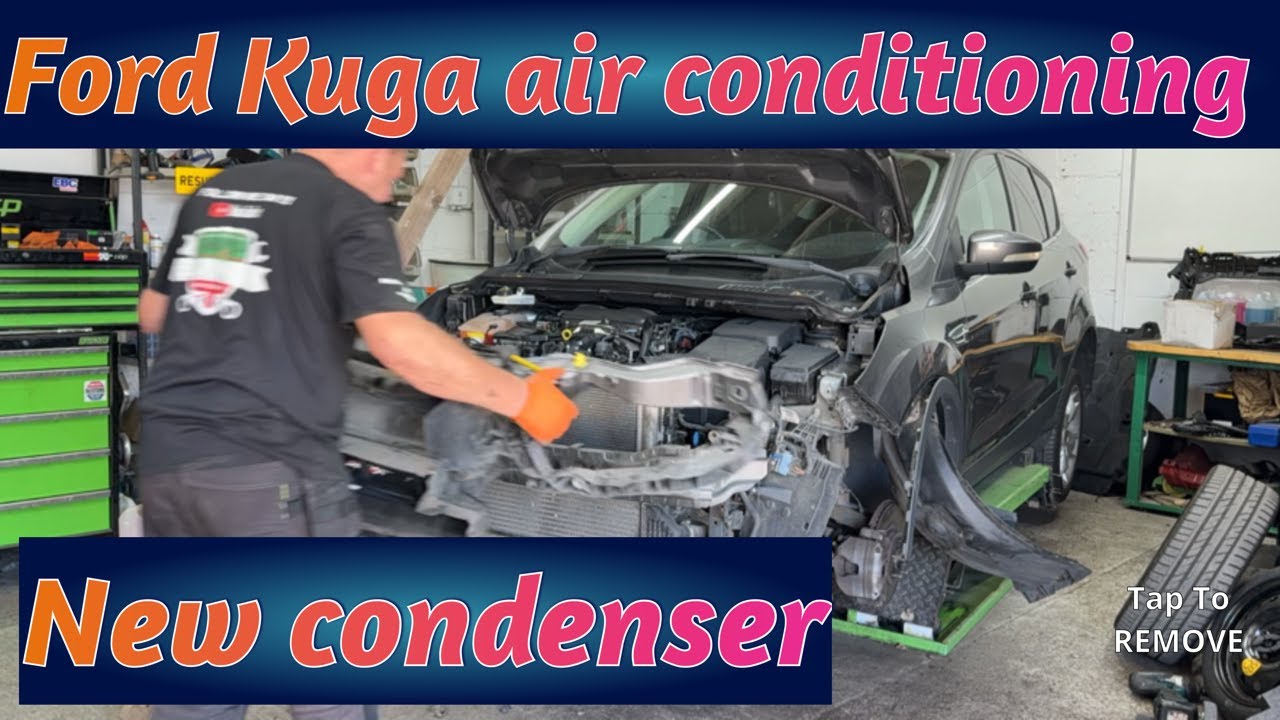 FORD KUGA AIR CON PROBLEMS CONDENSER CHANGE BIG JOB LETS DO THIS