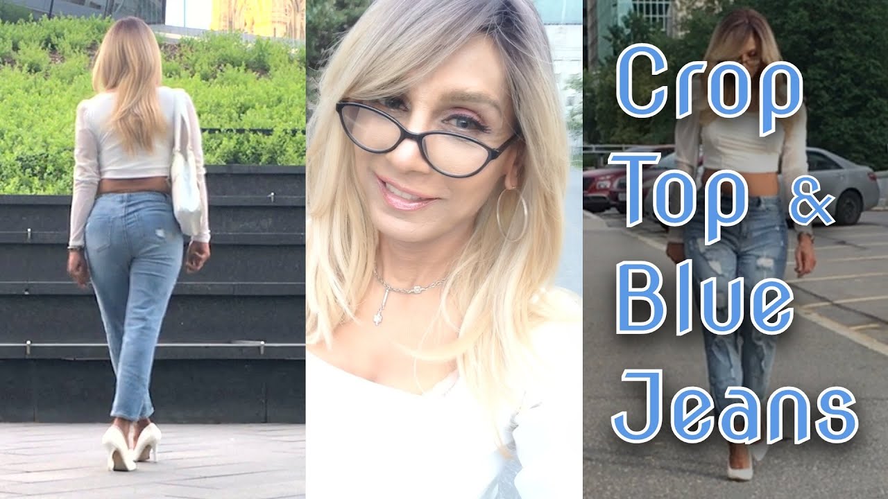 Crop Top and Blue Jeans