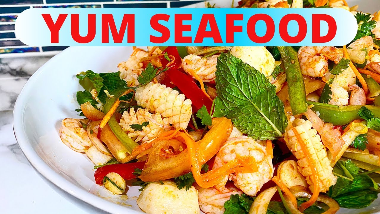 How to make YUM SEAFOOD | THAI Seafood Salad | YUM TALAY