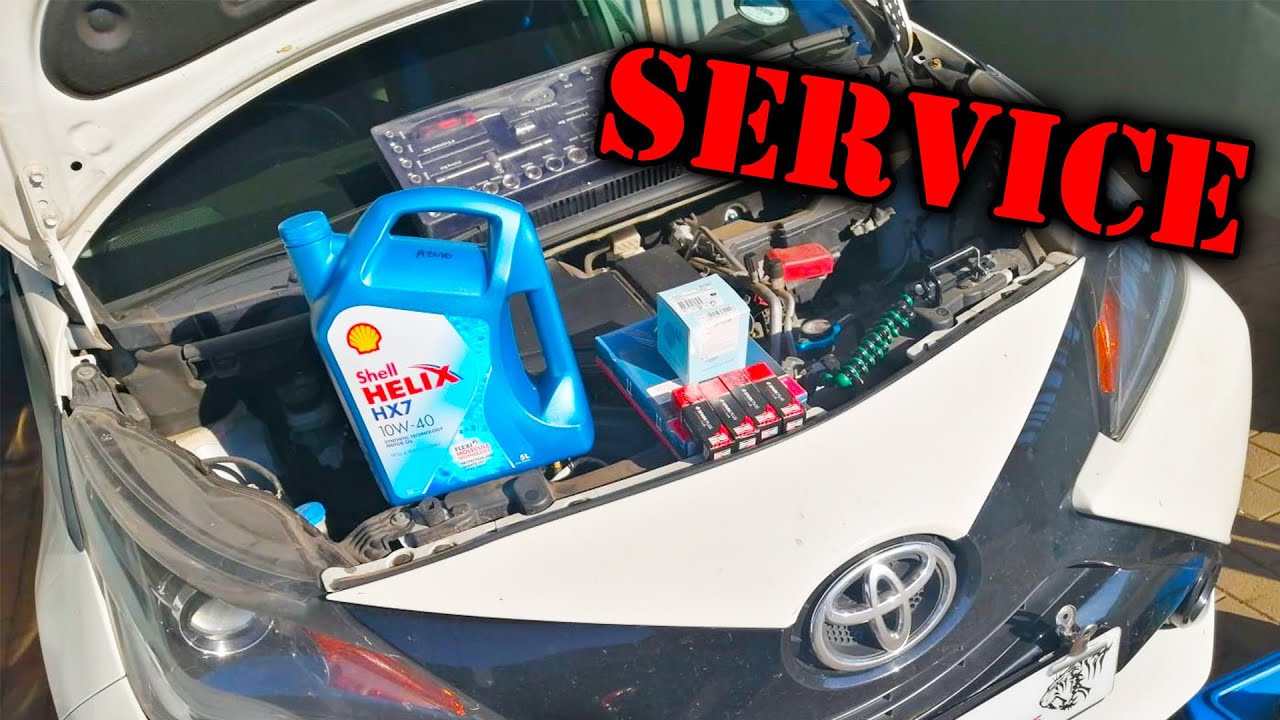 Doing a Minor Service on a Toyota Aygo 2018