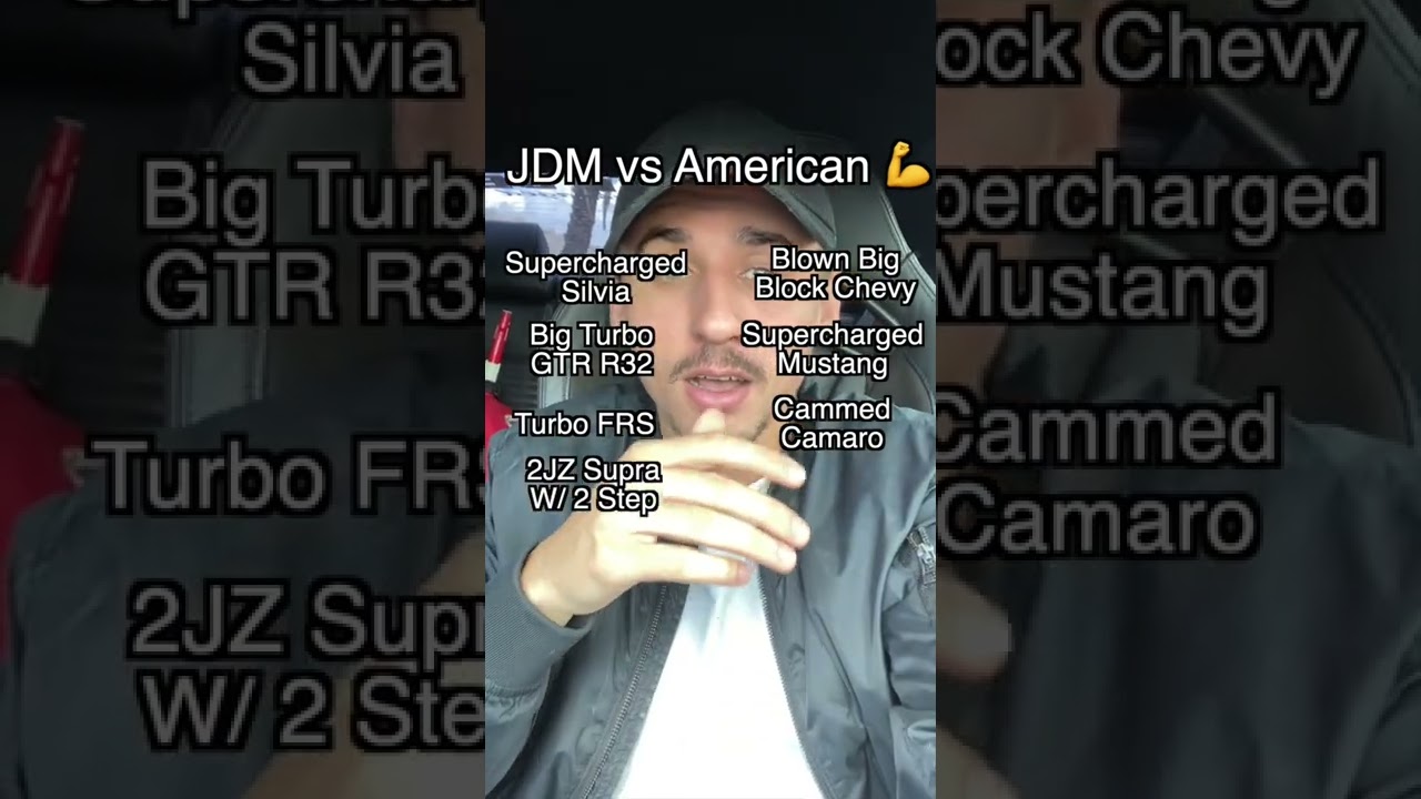 JDM vs American Muscle Battle! Car sound edition 🏎💨 who won?
