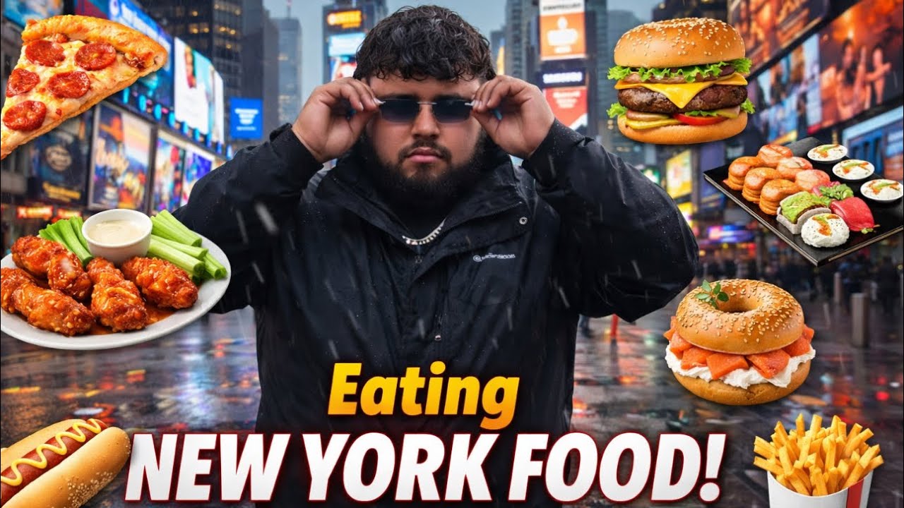 TRYING VIRAL FOOD SPOTS IN NYC 🌭🍕