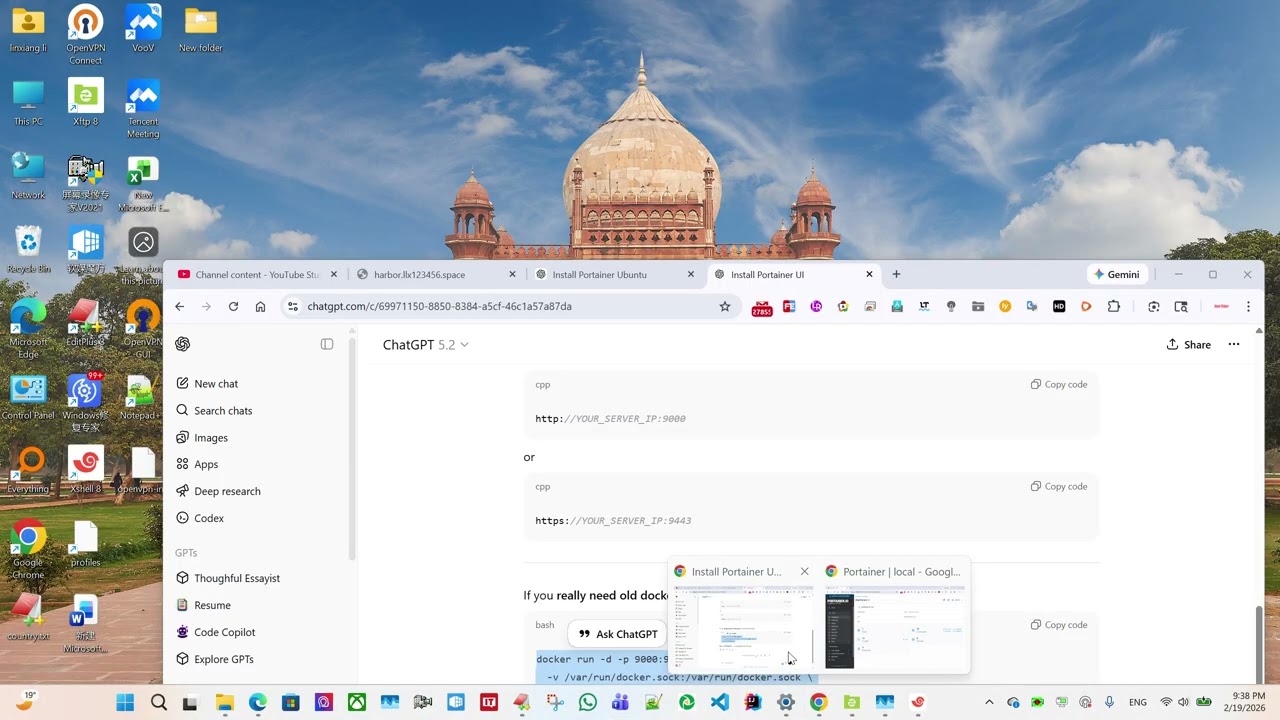 Episode 18 portainer install on linux