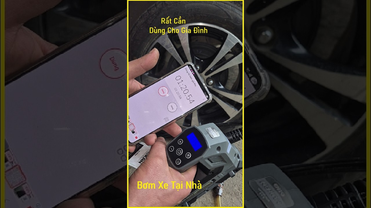 Máy Bơm Săm Lốp Chính Hãng HuKan