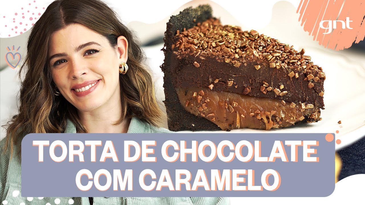 Ju Ferraz ensina a fazer TORTA DE CHOCOLATE COM CARAMELO SALGADO | Ju Ferraz No GNT