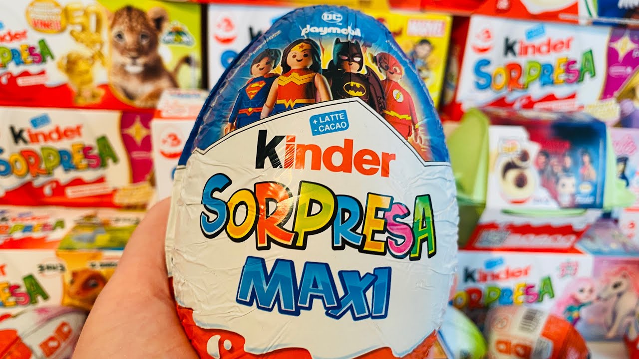 Playmobil Maxi VS Natoons Maxi Kinder Surprise ASMR Unboxing 