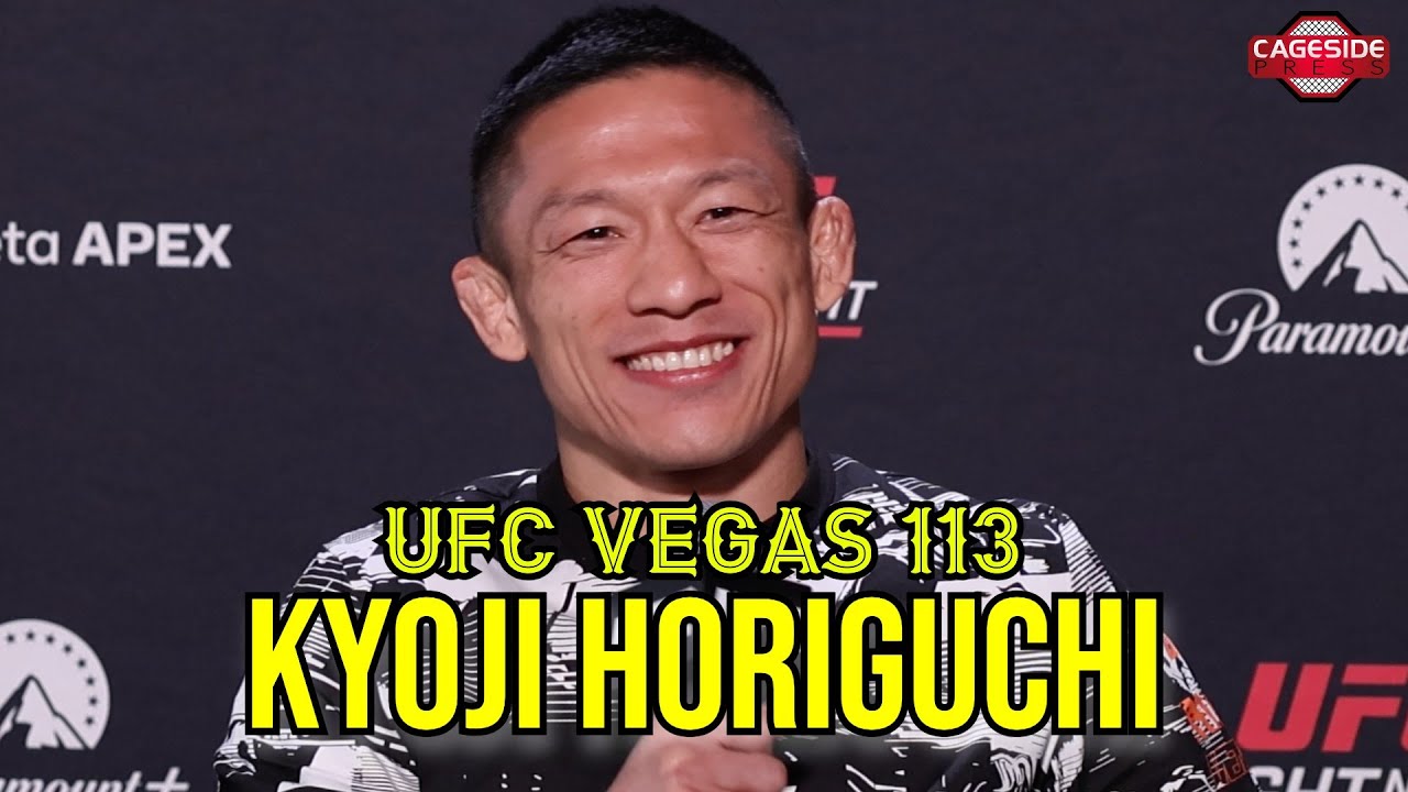 Кёджи Хоригучи о возможном ожидании боя: «Мне плевать!» | UFC Vegas 113