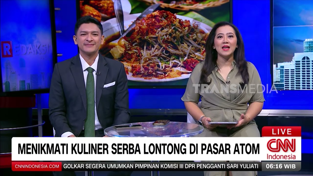 Menikmari Kuliner Serba Lontong Di Pasar Atom | REDAKSI PAGI (05/02/26)