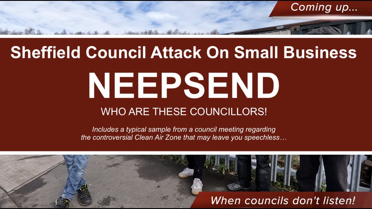When Sheffield City Councillors Attack Small Business & The Wider Communities! #CAZ #Democracytoday