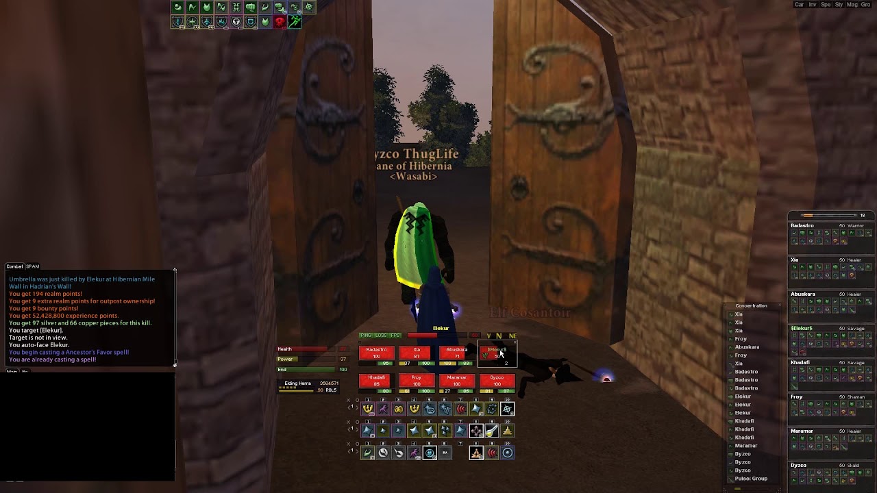 Daoc Uthgard 2 - Alliance Group 28/08/2017 - single run in Hadrian's Wall