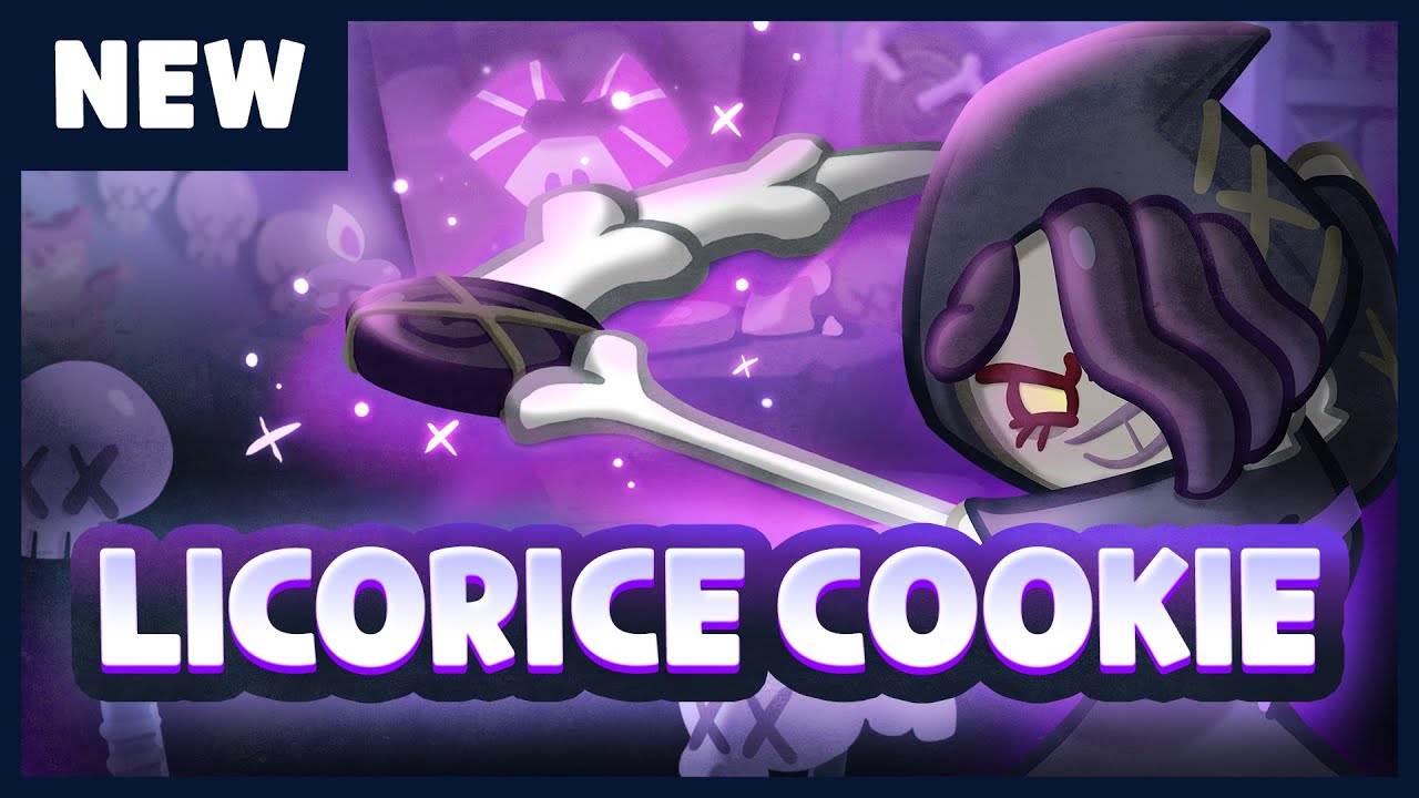 Hehe... he he... he! Licorice Cookie comes to Cookie Run: OvenBreak