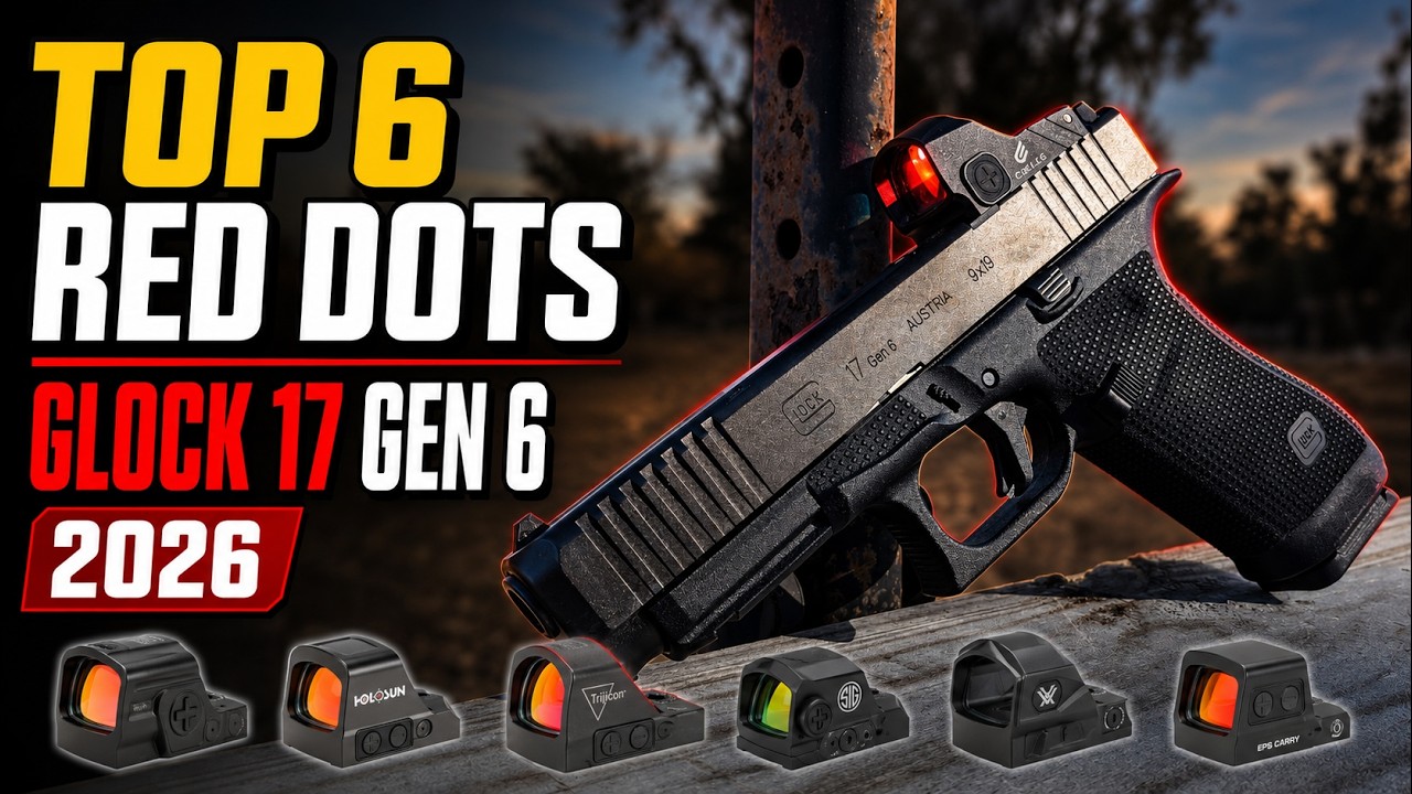 Top 6 Best Red Dot for Glock 17 Gen 6 for 2026