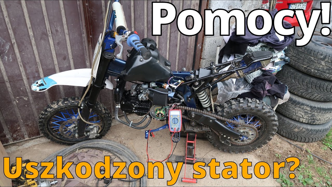 Pomocy! Czy to uszkodzony stator? Nowym silniku k170 Moretti