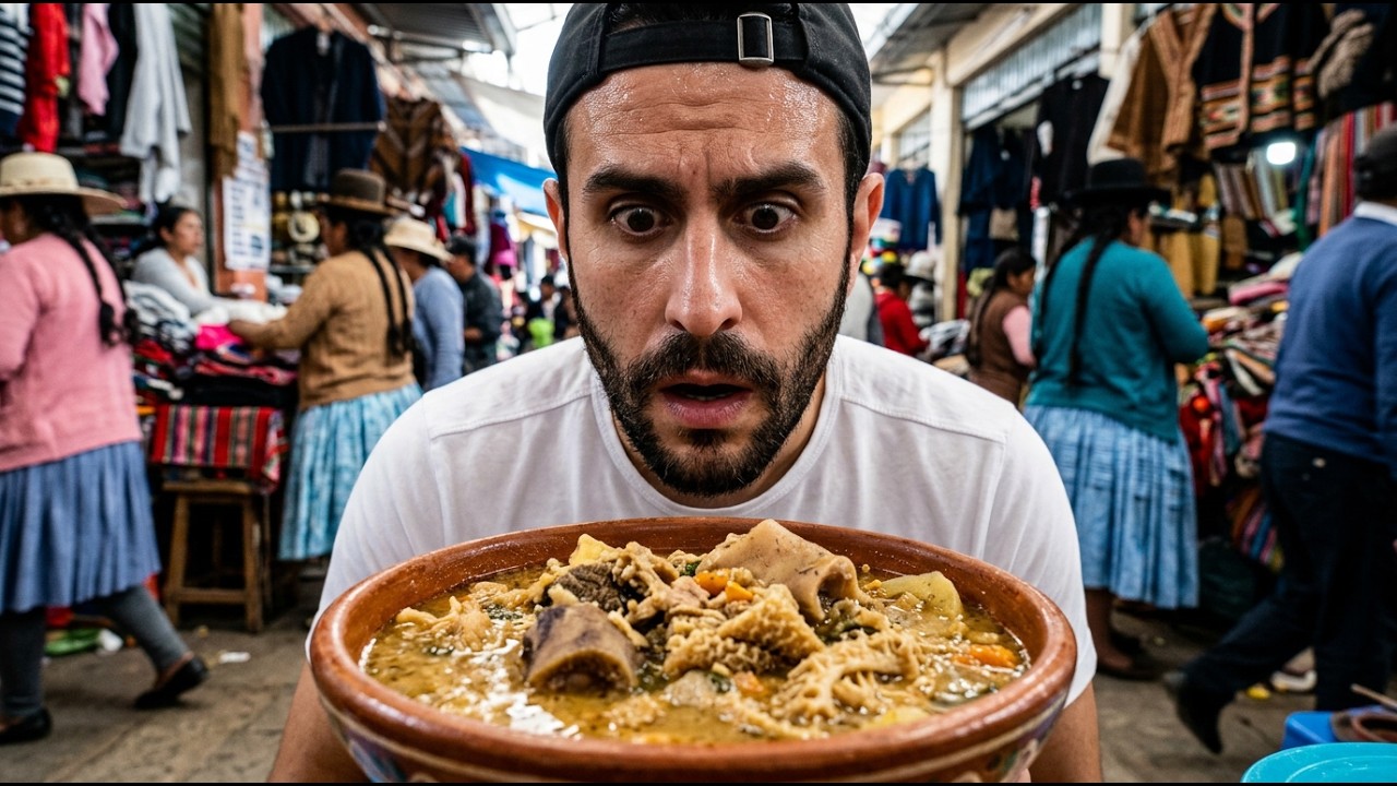 🥟ASÍ es la COMIDA CALLEJERA en BOLIVIA 🍵