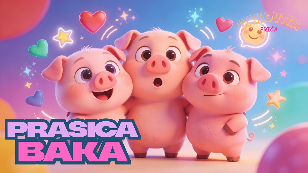 🐷 BAKA PRASE I NJENI  PRESLATKI UNUCI 🐽😲 | Djeca OBOŽAVAJU OVE PRASICE 👶 Preslatka Porodična Priča 👶