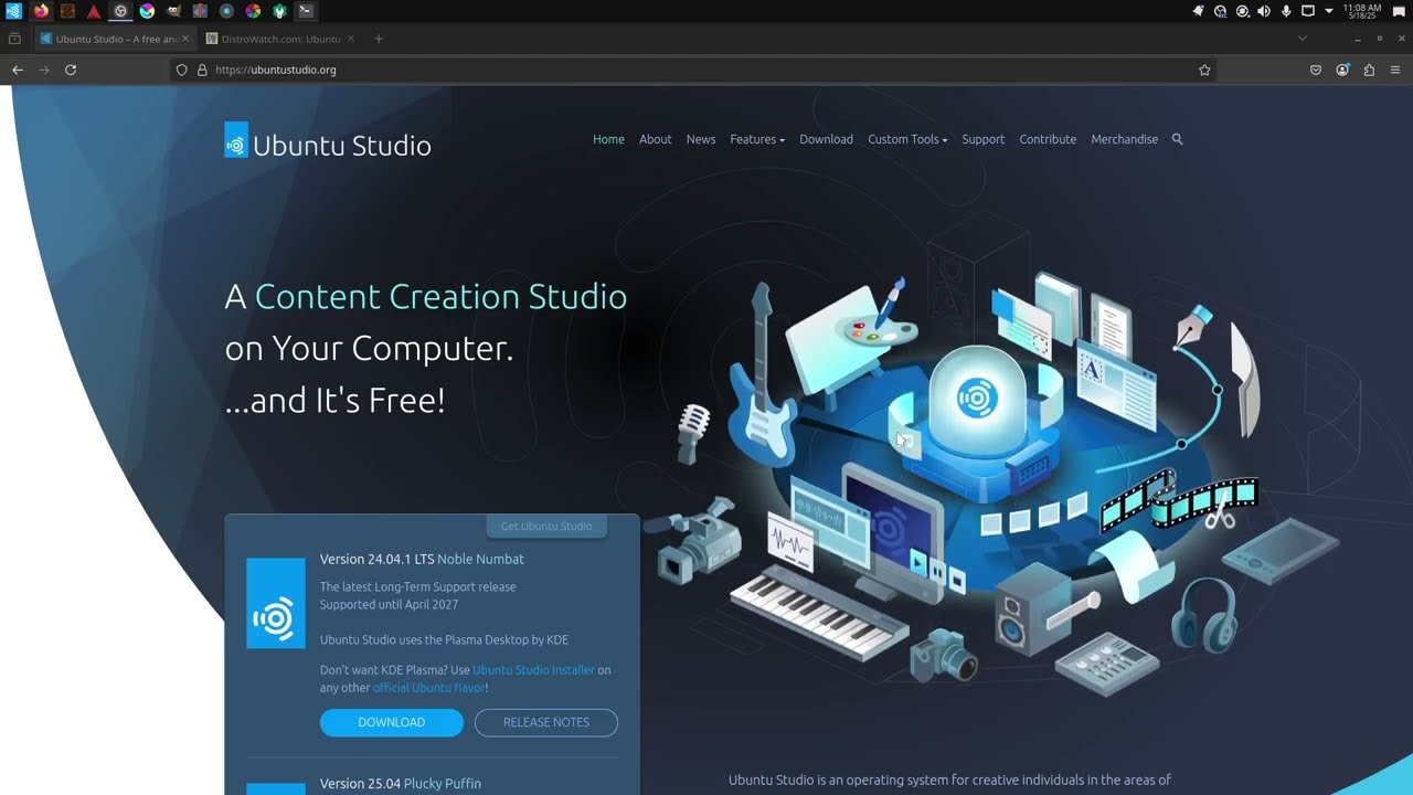 Distro Linux Ringan Untuk Content Creator Video Editing