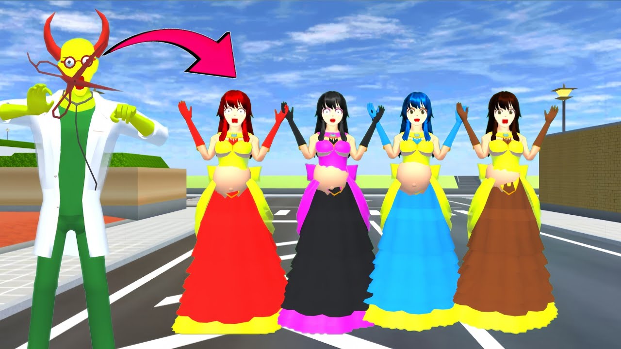 Doctor Zombie found all the pregnant women😈😰||#sakuraschoolsimulator#sss#viralvideo#shortfilm#fyp 