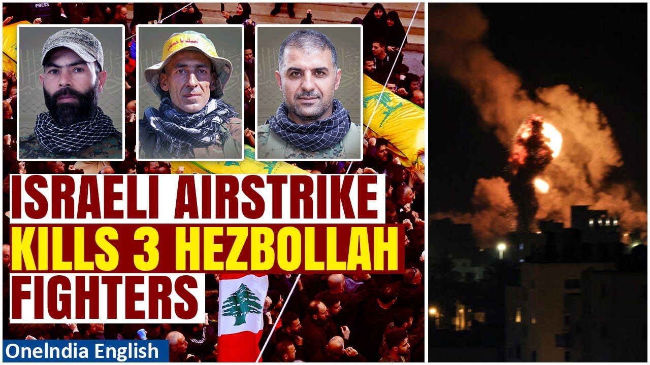 Israeli Drone Strikes Target Hezbollah Fighters | Escalating Tensions in Southern Lebanon | Oneindia