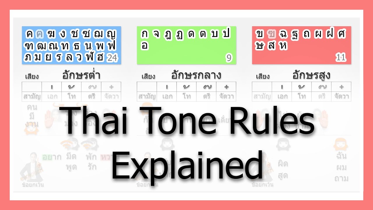 Thai Tone Rules Explained