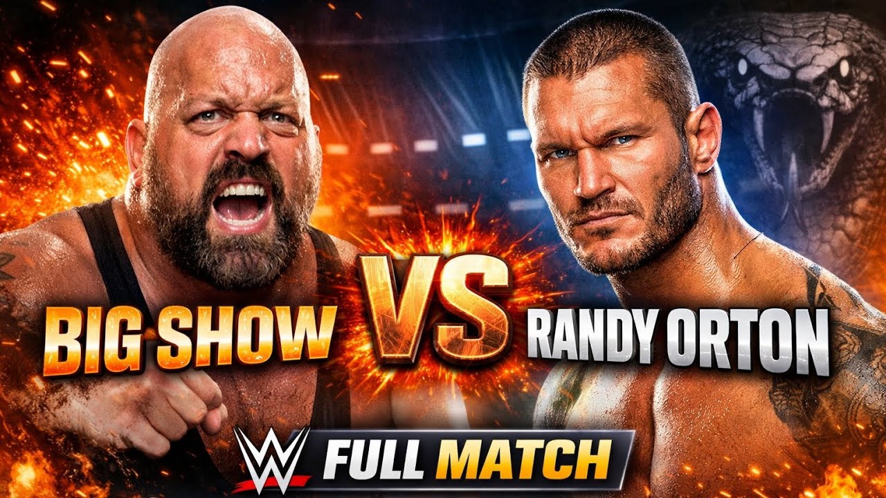 The Viper vs The World’s Largest Athlete! Randy Orton vs Big Show #wrestlinggames #wwe #trending